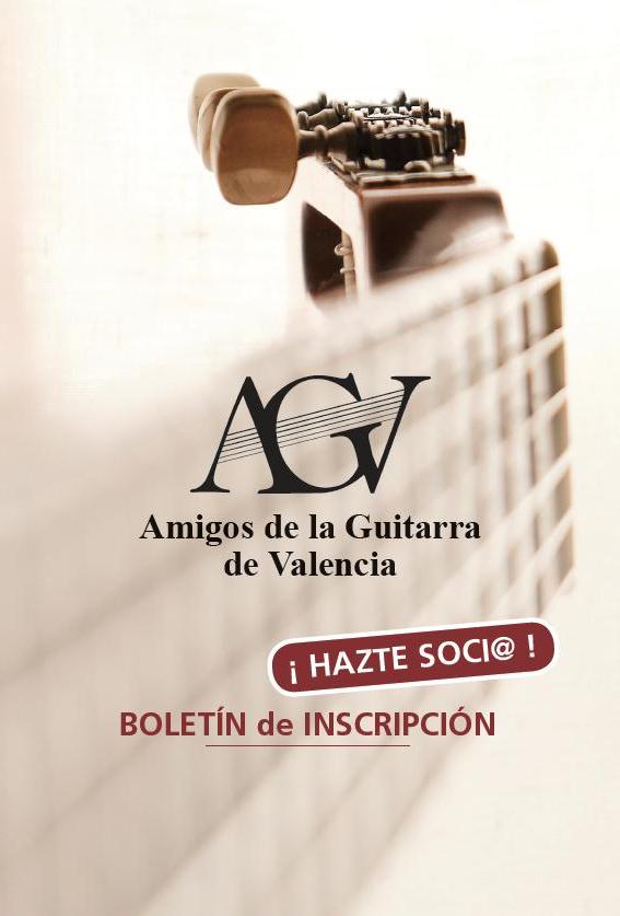 Hazte socio de Amigos de la Guitarra de Valencia Hazte socio de Amigos de la Guitarra de Valencia